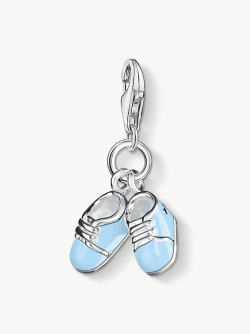Thomas Sabo Charm-Anhänger blaue Babyschuhe Thomas Sabo Charm-Anhänger blaue Babyschuhe
